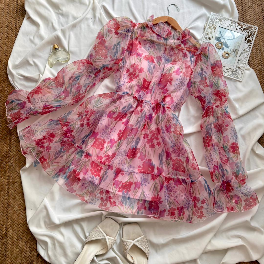 پیراهن مجلسی حریر شیشه ای کدمحصول 2153