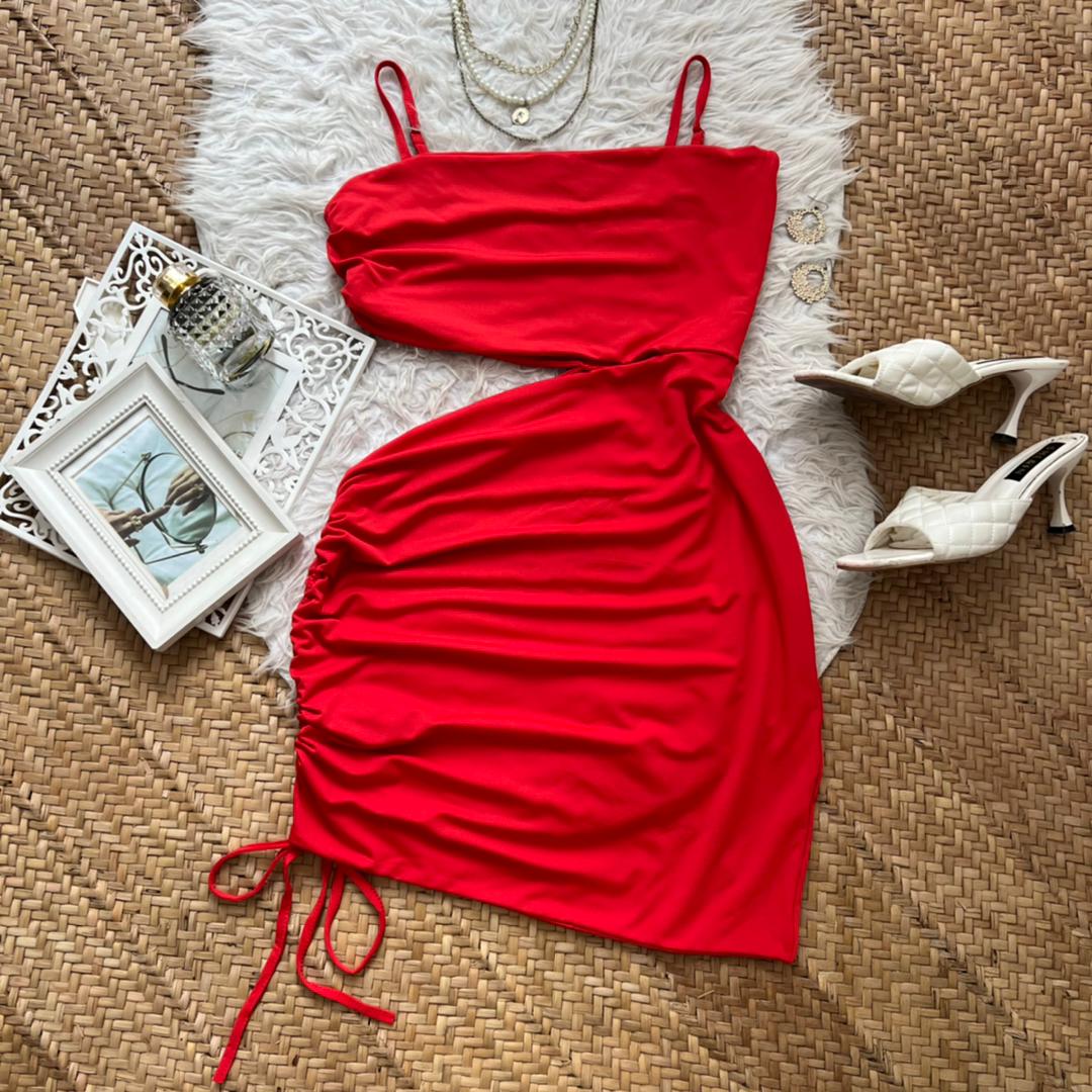 پیراهن قرمز liov کدمحصول 2228