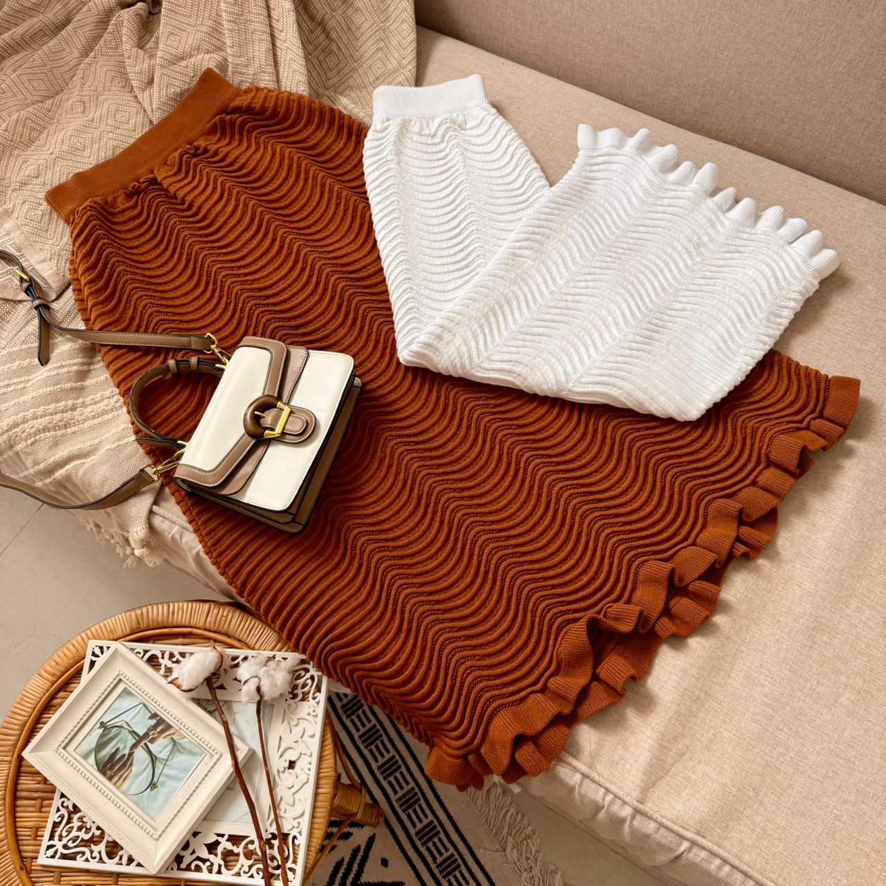 دامن بافت کدمحصول 2323