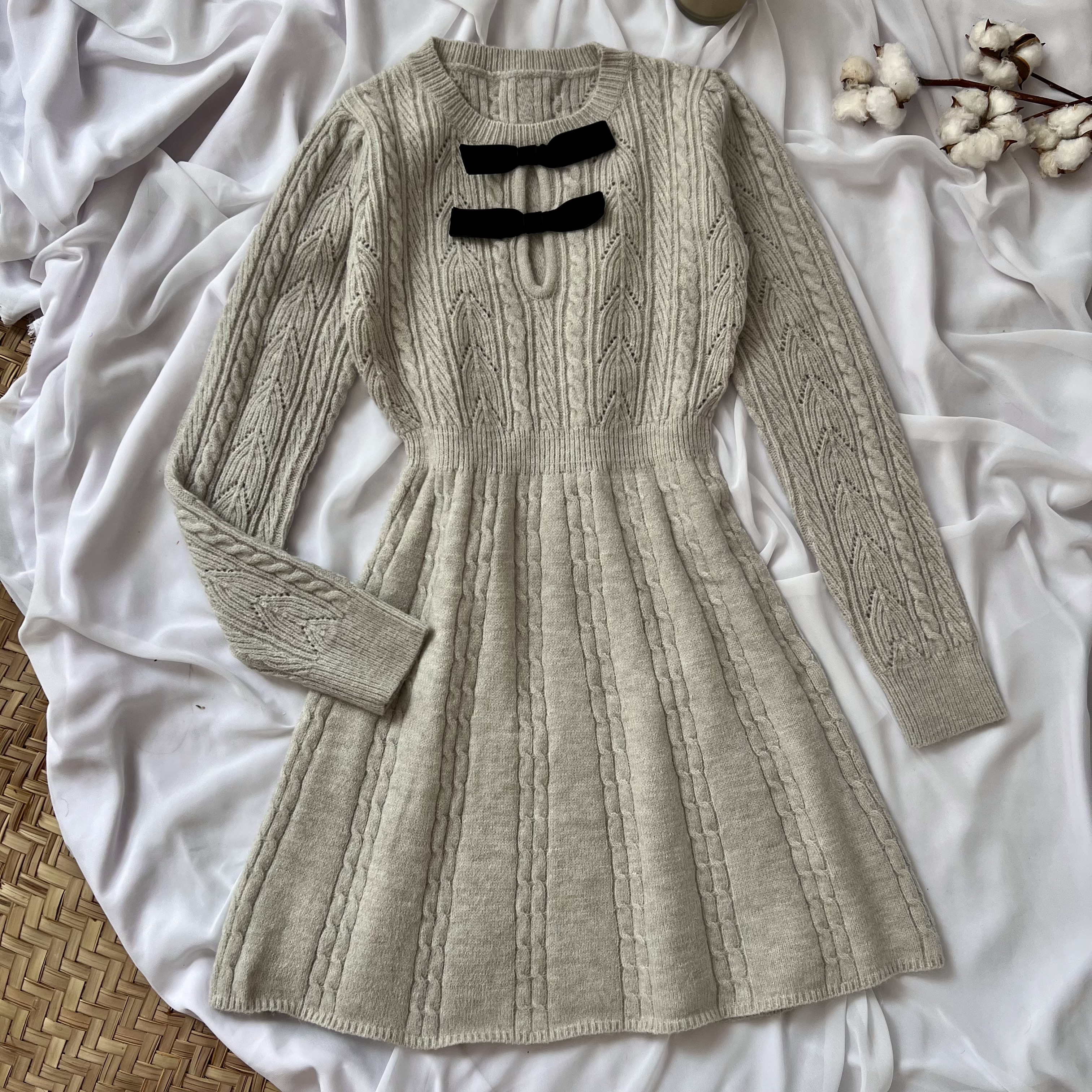 پیراهن بافت Gray کد2804