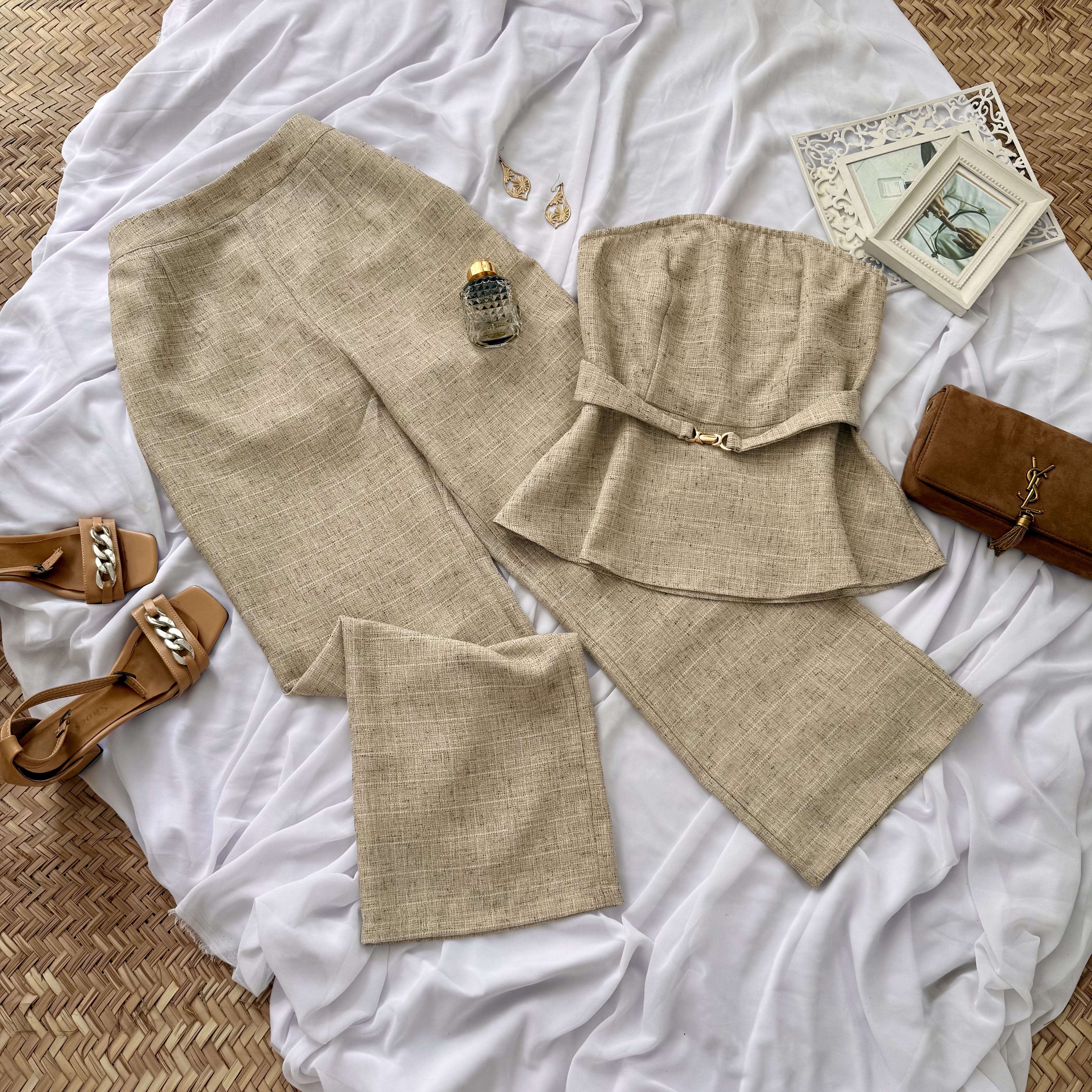 ست تاپ و شلوار مانیلا کد2624