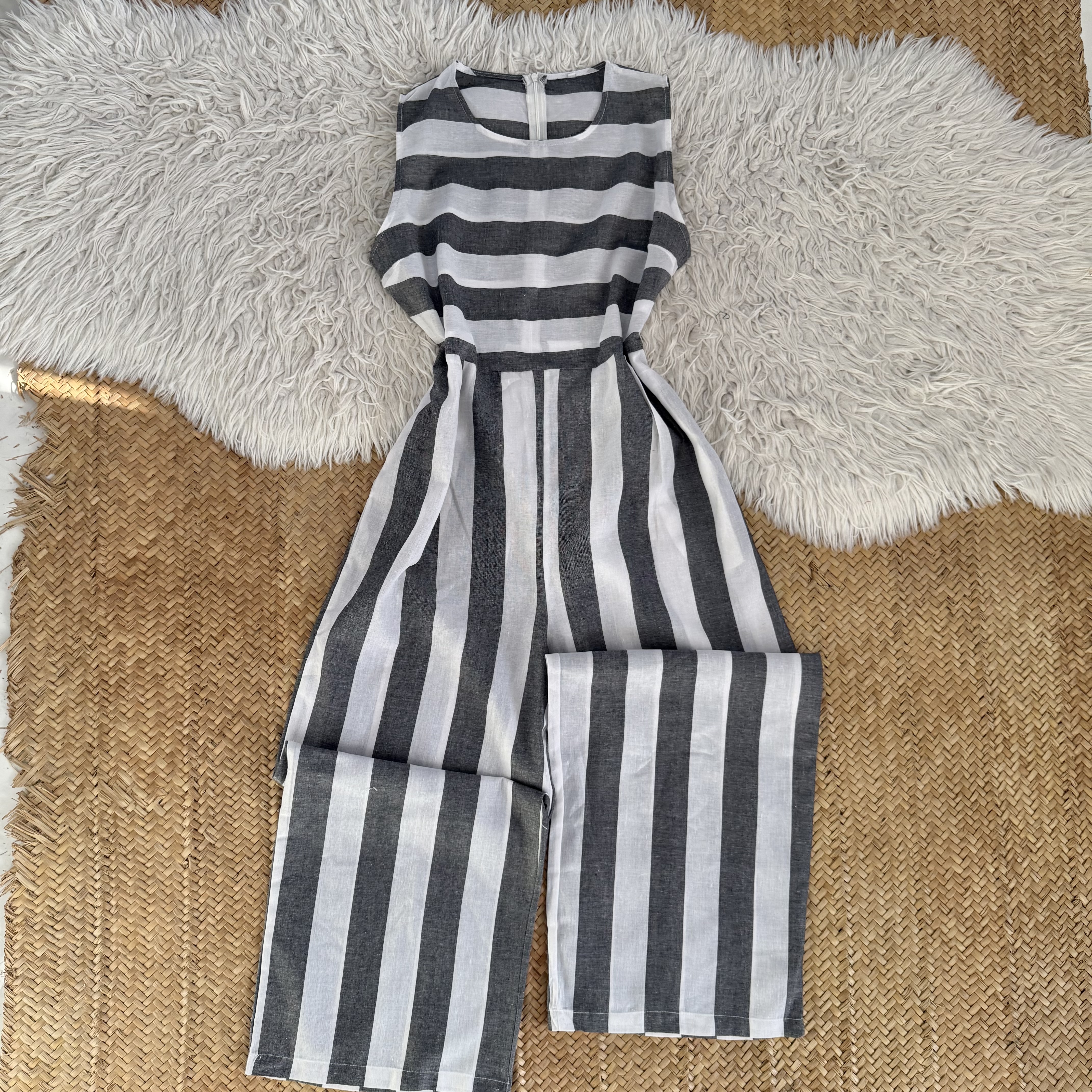 سرهمی راه راه طوسی کدمحصول 1329